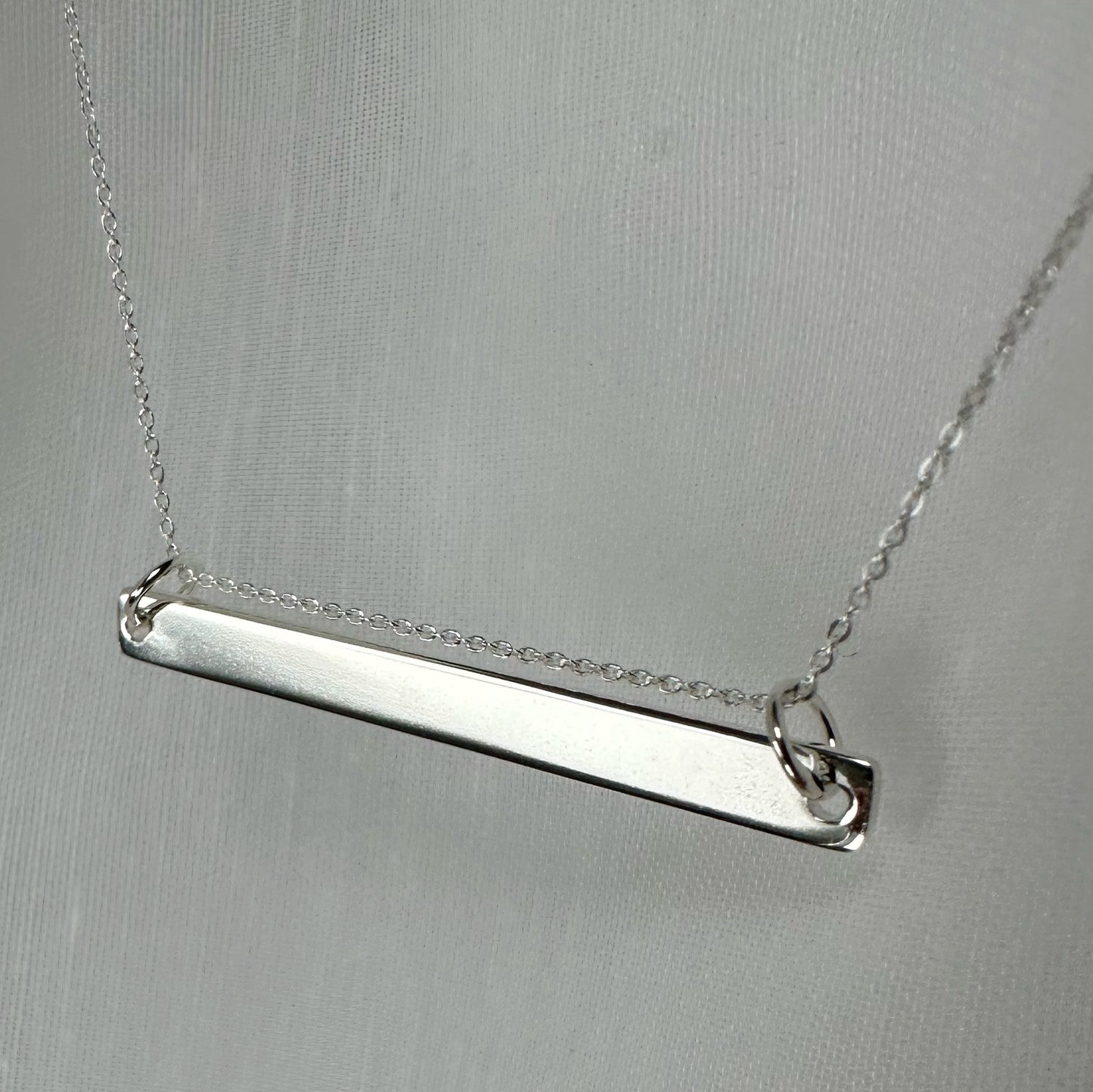 BAR Sterling Silver Necklace - Mini