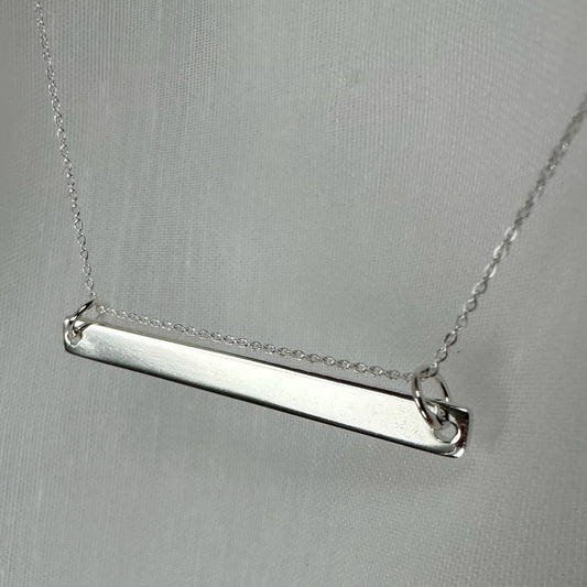 BAR Sterling Silver Necklace - Mini