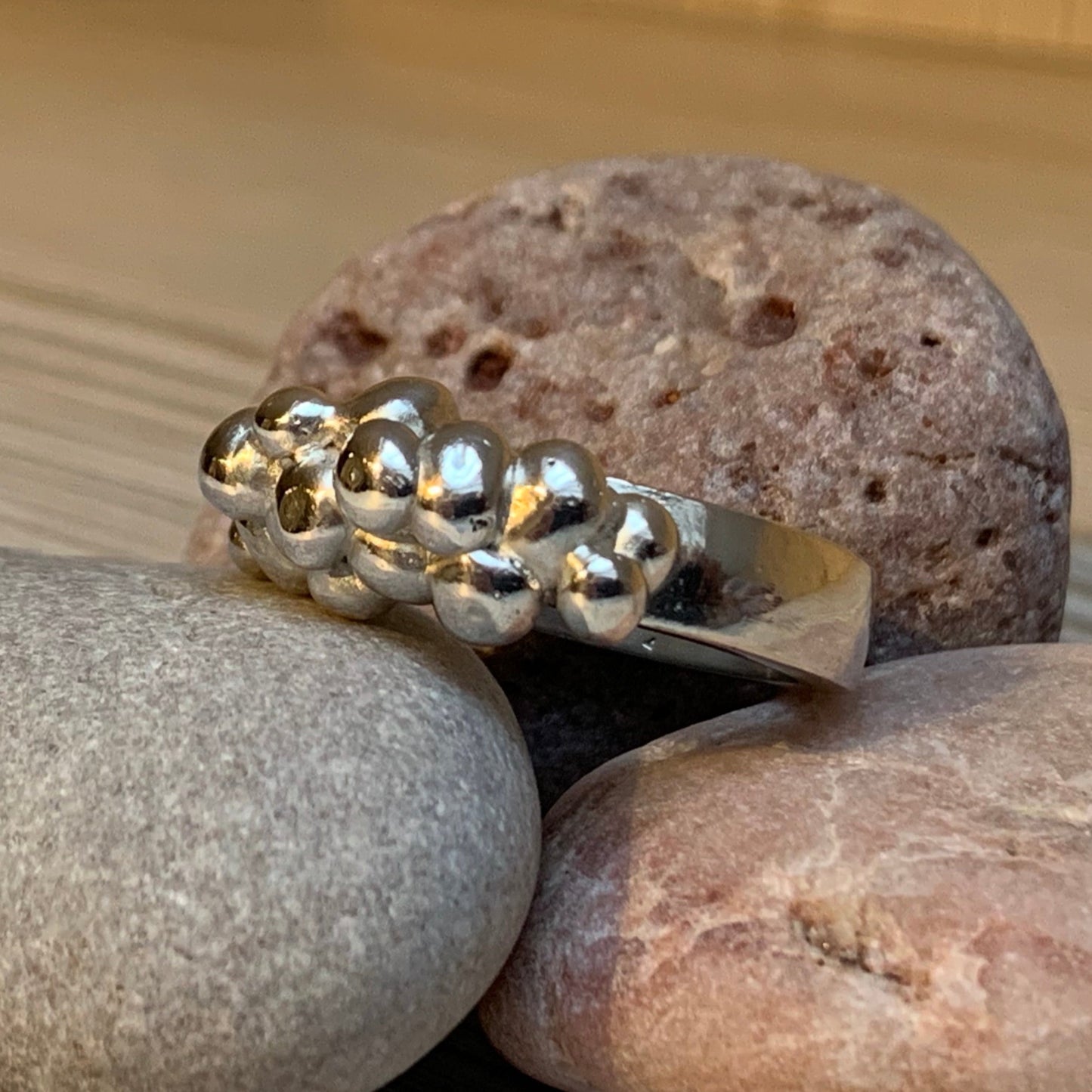 BUBBLE Chunky Sterling Silver Ring