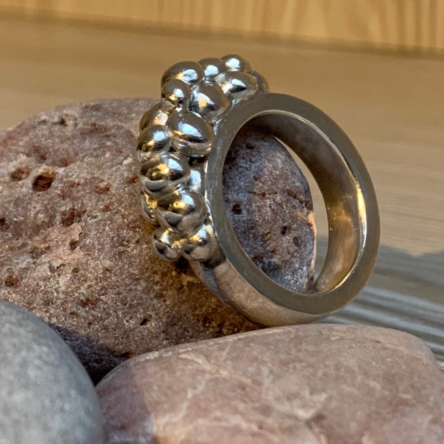 BUBBLE Chunky Sterling Silver Ring