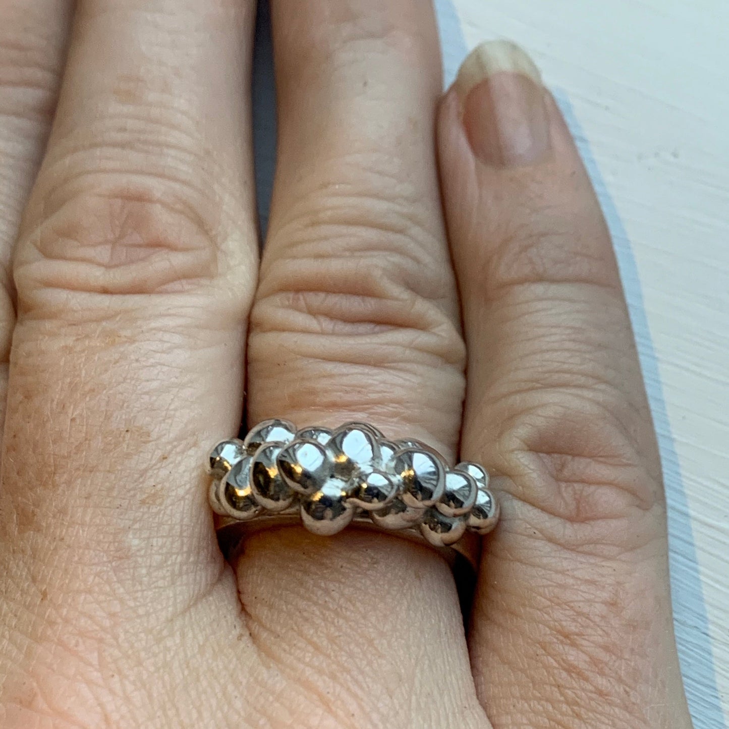 BUBBLE Chunky Sterling Silver Ring