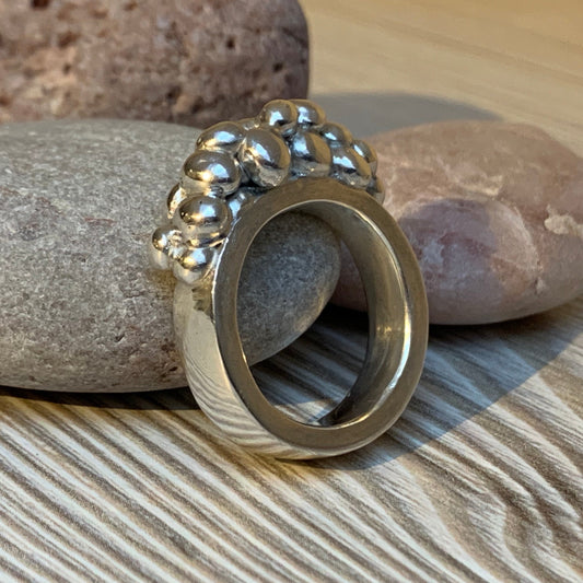 BUBBLE Chunky Sterling Silver Ring