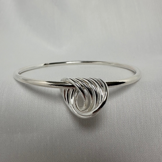 CORRY VRECKAN Sterling Silver Bangle
