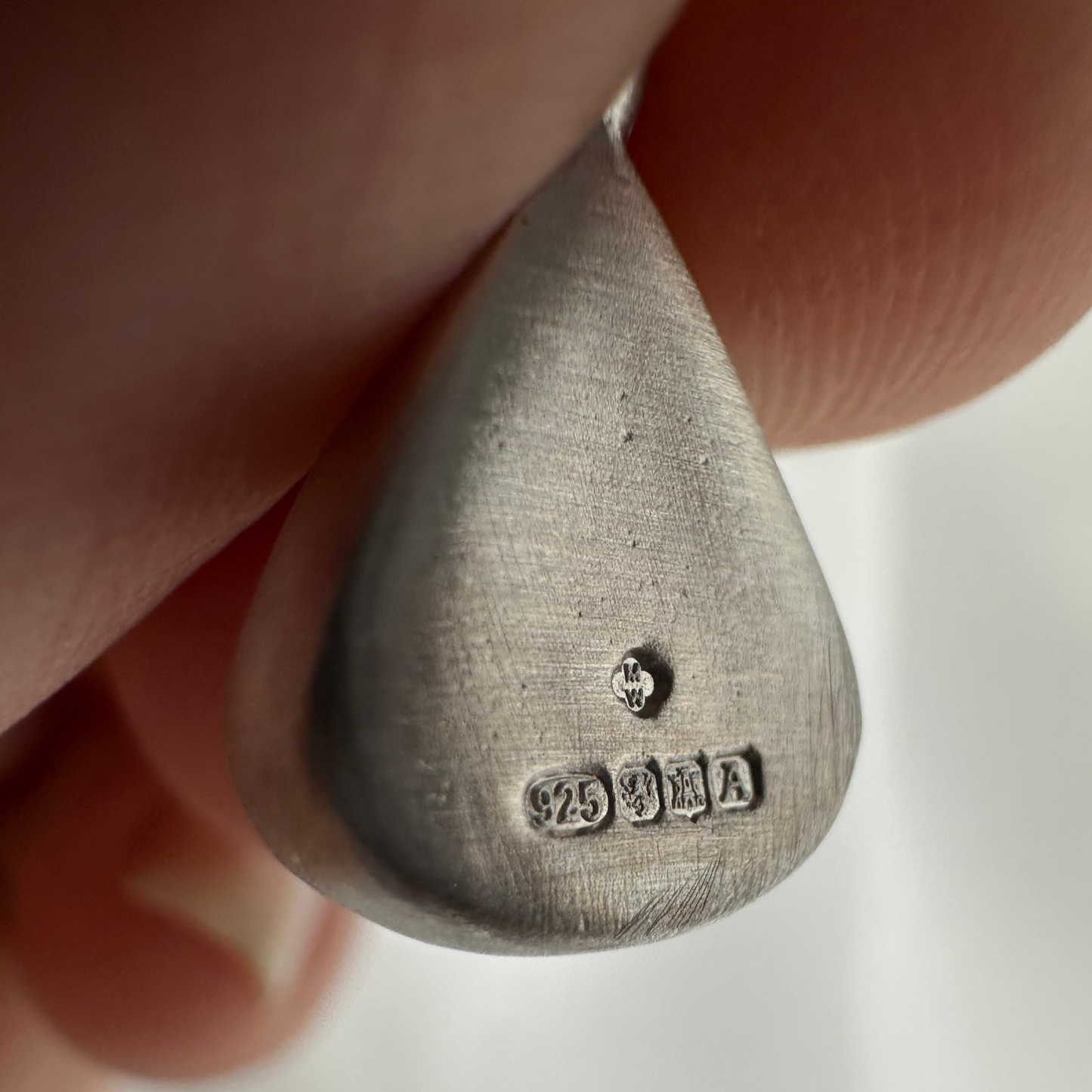 PEAR Sterling Silver Pendant